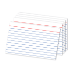 Office Depot Brand Double Sided Index Cards 4 x 6 White Pack Of 100 -  Office Depot