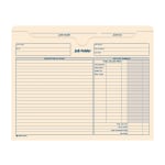Adams Job Folders 2 Expansion 11 34 x 9 12 Manila Pack Of 15 Folders ...