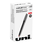 uni ball Rollerball Pens Micro Point 0.5 mm 80percent Recycled Black ...