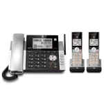 AT&amp;T CL84215 2 Handsets DECT 6.0 Expandable Phone System With Digital Answering System