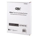GBC EZUse Thermal Laminating Speed Pouches