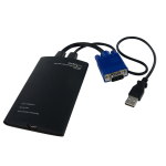 StarTech.com KVM Console to USB 2.0 Portable Laptop Crash Cart Adapter - Notebook Netbook Crash cart adapter - Compact - KVM to USB Notebook Portable KVM Console - Turn any laptop into a console for headless servers, PCs, ATMs, kiosks and more