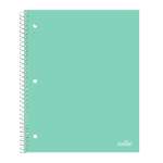Office Depot Brand Premium Folio Notebook Junior 5 12 x 8 12 1 Subject  Narrow Ruled 120 Pages 60 Sheets Black - Office Depot