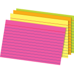  Oxford Blank Color Index Cards, 4 x 6, Canary, 100 Per Pack  (7420 CAN) : Office Products