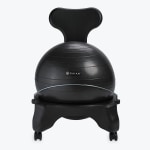 Black ball chair discount