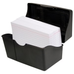 Office Depot Brand Poly Index Box With Cards Assorted Colors - Office Depot