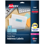 Avery High Visibility Permanent Laser ID Labels 5972 1 x 2 58 Yellow ...