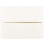 JAM Paper&reg; Booklet Invitation Envelopes, A2, Gummed Seal, 30% Recycled, White, Pack Of 25