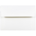 JAM Paper Note Cards Fold Over Panel Border 4 58 x 6 14 White Pack Of 25 -  Office Depot