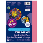 Pacon Tru-Ray Construction Paper, Pink - 50 pack