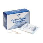 Medline Sterile Cotton-Tip Applicator Wood 6in 10Ct