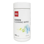 SCRUBS Clear Reflections Glass Cleaner Wipes Wipe Towel 6 Width x 8 Length  50 Canister 6 Carton White - Office Depot