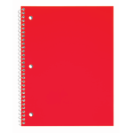 Just Basics Poly Spiral Notebook 8 x 10 12 1 Subject College Ruled