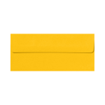 LUX #10 Envelopes, Peel &amp; Press Closure, Sunflower Yellow, Pack Of 50