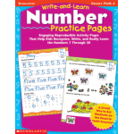 Scholastic Write And Learn Number Practice