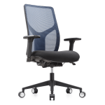WorkPro 4000 Series Multifunction Ergonomic MeshFabric High Back Executive Office Chair BlackBlack BIFMA Compliant Office Depot