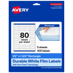 Avery Waterproof Permanent Labels With Sure Feed 94203 WMF100
