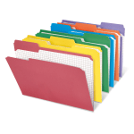 Office Depot Brand Reinforced Tab Color