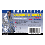 Ready America Emergency Survival Blankets Pack