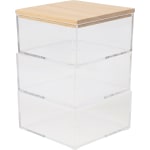 Realspace 8 Compartment Desk Organizer 2 H x 12 78 W x 8 34 D Clear -  Office Depot