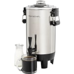 Coffee Pro Commercial Coffeemaker 2.32 quart Stainless Steel Stainless  Steel Body - Office Depot