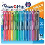 TUL® GL Series Retractable Gel Pens, Bold Point, 1.0 mm, Silver Barrel, Blue Ink, Pack Of 4 Pens