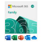 Microsoft 365 Family - Subscription license (15 months) - up to 6 ...