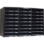 Storex Stackable Literature Sorter - 12000 x Sheet - 24 Compartment(s) - 9.50