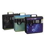 Oxford Zipper Binder With Tech Storage 2 Rings Assorted Colors