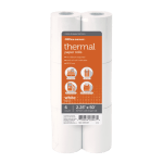 Office Depot® Brand 1-Ply Bond Paper Rolls, 2-1/4 x 130', White, Pack Of 12