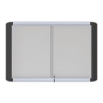 MasterVision&reg; Platinum Pure Magnetic Dry-Erase Enclosed Whiteboard, 48&quot; x 72&quot;, Aluminum Frame With Silver Finish