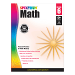 Carson Dellosa Spectrum Math Workbook Grade 6 - Office Depot