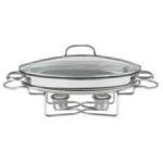 MegaChef Buffet Server Food Warmer 4 Removable Sectional Trays Silver -  Office Depot