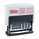 Office Depot Brand Received Date Stamp Dater Self Inking With