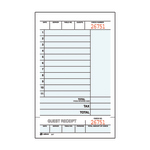 Adams Guest Check Pad, Single Part, White, 3-11/32