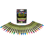 Crayola Standard Crayons With Built In Sharpener Assorted Colors