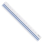 180mm/1800 Div Transparent Ruler RT02420303