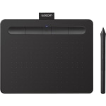 Wacom Intuos Wireless Graphics Drawing Tablet for Mac, PC, Chromebook &amp; Android (small) with Software Included - Black - Graphics Tablet - 5.98&quot; x 3.74&quot; - 2540 lpi Wired/Wireless - Bluetooth - 4096 Pressure Level - Pen - PC, Mac - Black