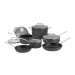 Cuisinart Anodized Cookware Set Dark Brown Set Of 11 Pieces - Office Depot