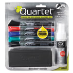 Quartet EnduraGlide Dry-Erase Markers, Chisel Tip, Assorted Colors, 12 Pack  (5001-20MA) 