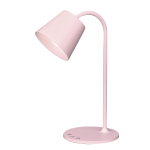 Realspace™ Kessly LED Desk Lamp With USB Port, 17"H, Pink