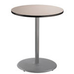 National Public Seating Round Caf&eacute; Table, 42&quot;H x 36&quot;W x 36&quot;D, Gray Nebula/Gray