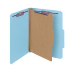 Smead Pressboard Classification Folder with SafeSHIELD Fastener 1 ...