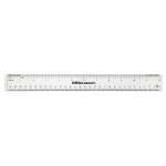 See Through Acrylic Ruler, 12, Clear - ELEVATE Marketplace
