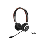 Jabra Evolve 65 UC Stereo (SME) - Headset - on-ear - Bluetooth - wireless - USB - noise isolating