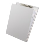 Saunders® Aluminum Clipboard With Writing Plate, 8 1/2