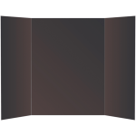Two Cool Tri-Fold Poster Board, 36 x 48, White/White, 6/Carton