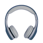 Ativa&trade; Kids' On-Ear Wired Headphones With On-Cord Microphone, Blue/Gray