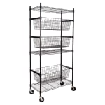 Honey Can Do Steel Wire Storage Shelf 4 Tier 41 H x 23 516 W x 13 18 D  White - Office Depot