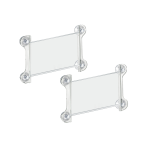 Azar Displays Snap Frame Steel VerticalHorizontal Sign Holder Metal Stand  17 x 11 Silver - Office Depot
